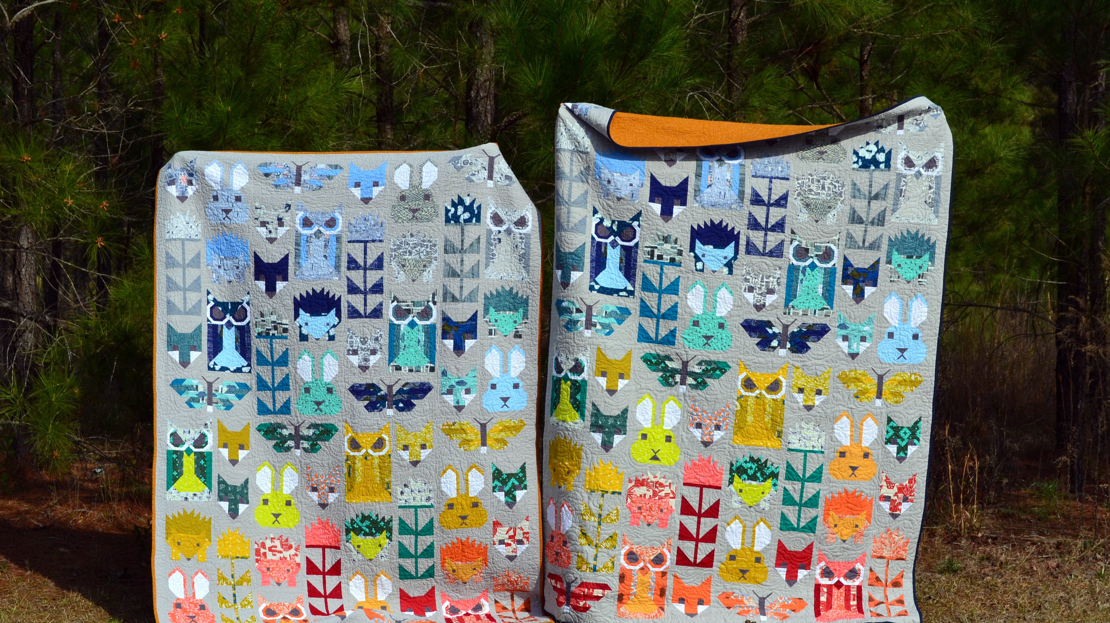 Scout & Indiana's Fancy Forest Quilts
