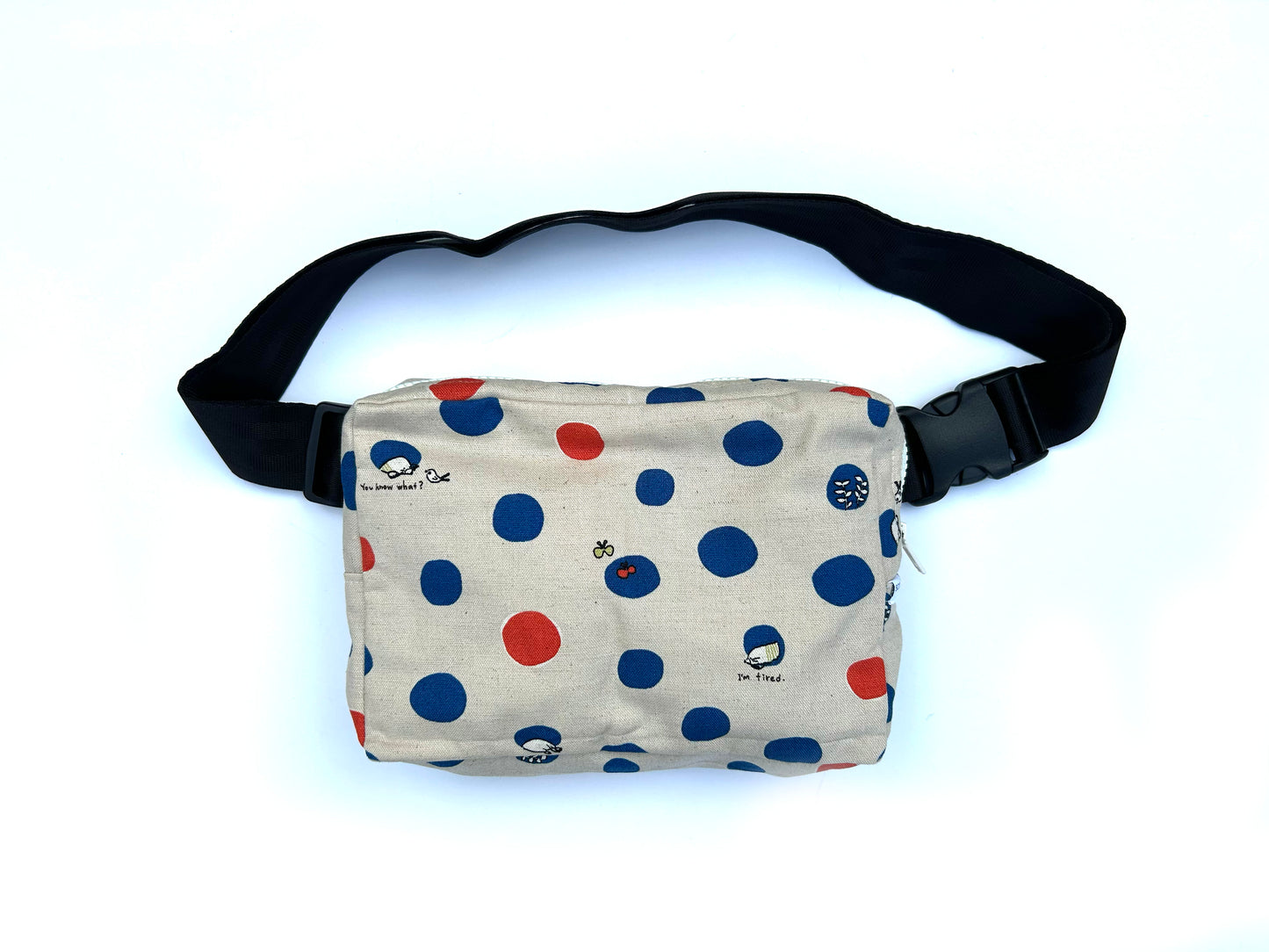 belt bag: cotton