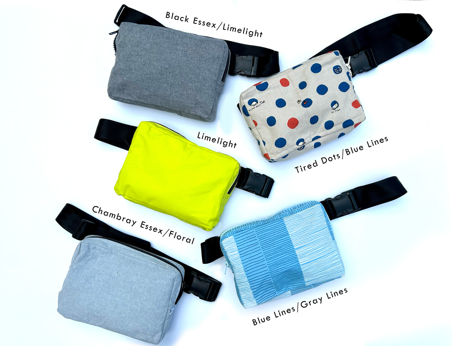 belt bag: cotton