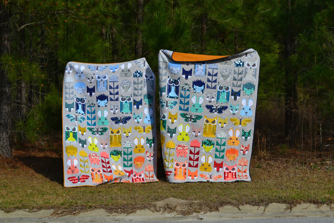 Scout & Indiana's Fancy Forest Quilts