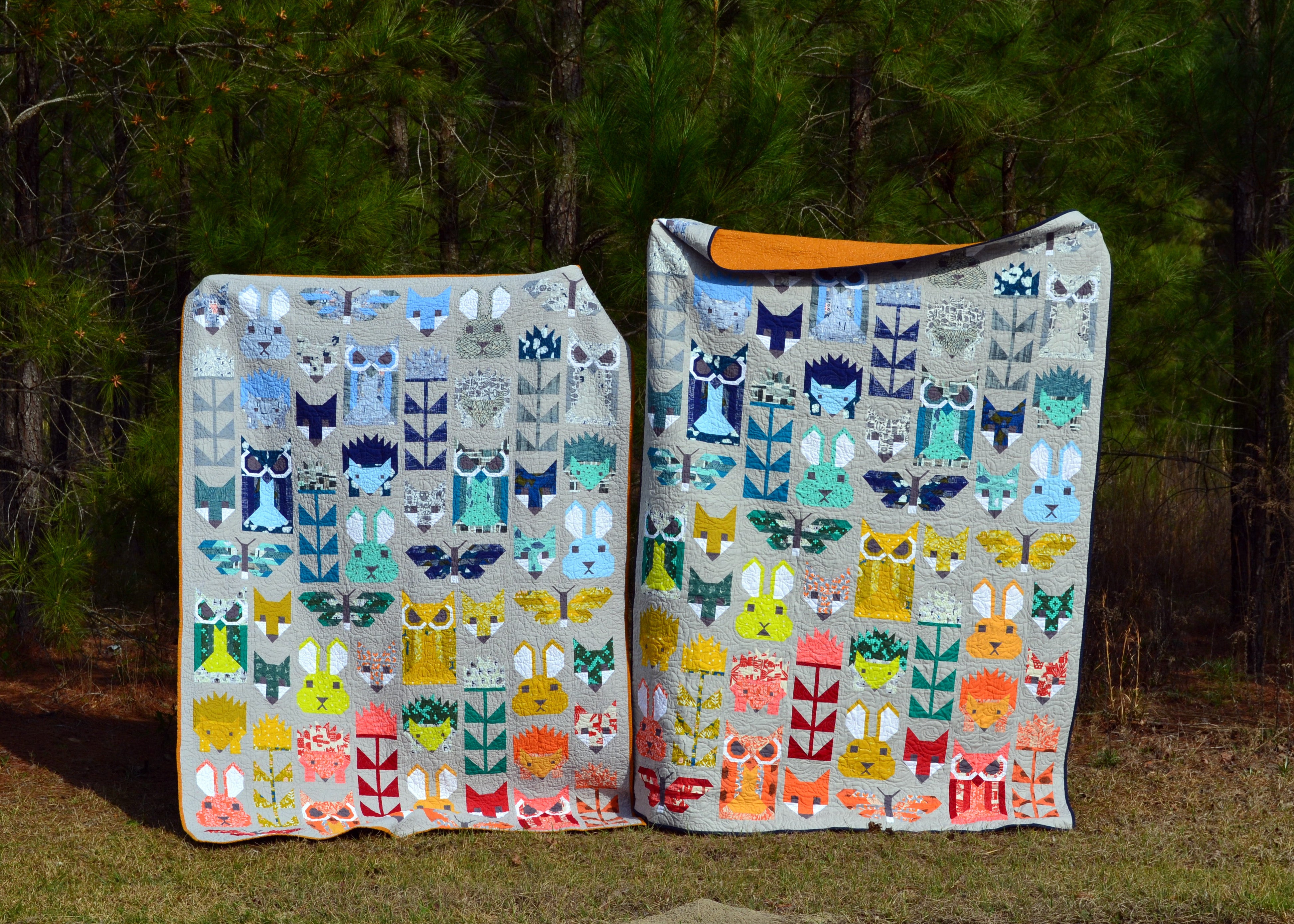 Scout & Indiana's Fancy Forest Quilts