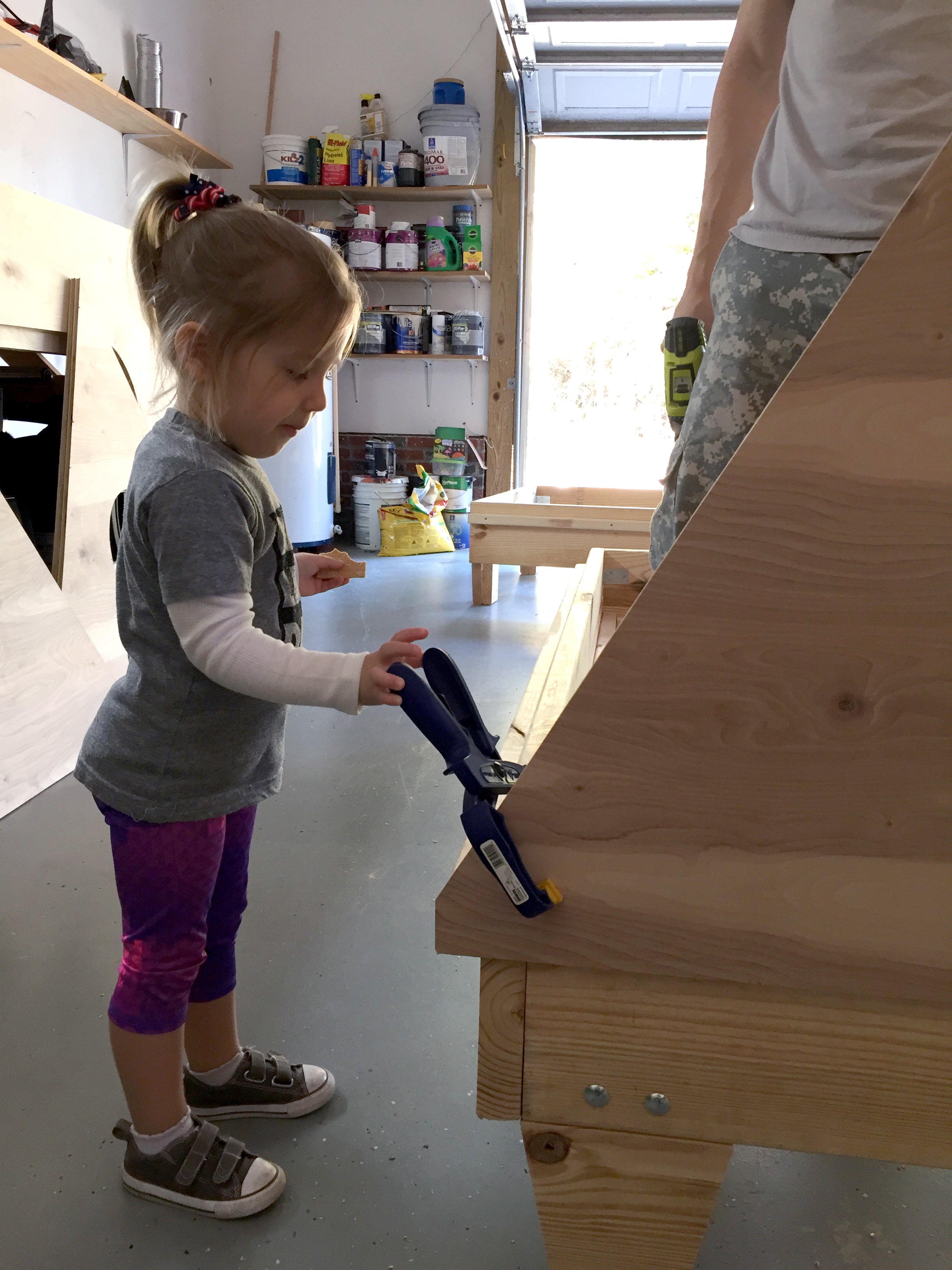 building teepee big kid beds! part 1