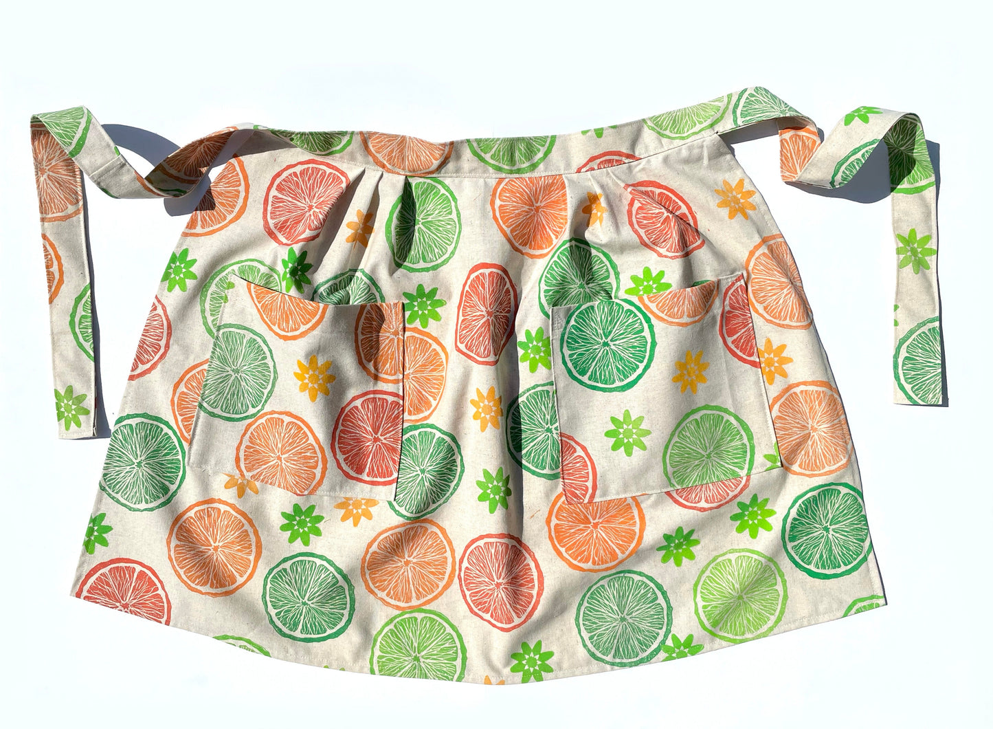 ombre citrus half apron: [CHEMlab collaboration]